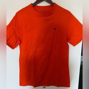 Polo by Ralph Lauren Bright Orange Crewneck Tee with Navy Pony